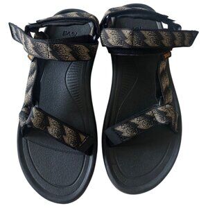 Teva Hurricane XLT2 Sandals Black & Brown Unisex Quick-Dry Comfort Women10 M 8